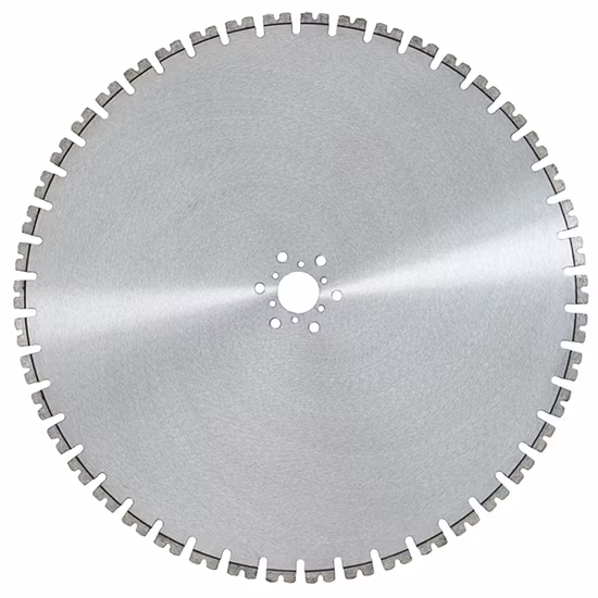 Laser Welded Arix Pattern Segment Wall Saw Blade for Reinforced Concrete Wall Demolition